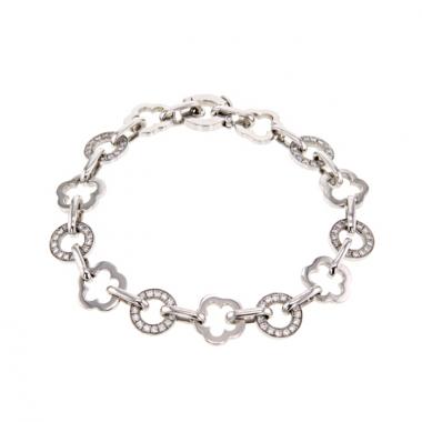 Bracciale Chanel Camelia in oro bianco e diamanti