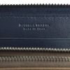 Billetera Bottega Veneta en cuero trenzado azul - Detail D3 thumbnail