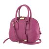 Burberry Orchad handbag in fushia pink leather - 00pp thumbnail