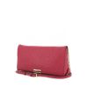 Borsa/pochette in pelle martellata rosa - 00pp thumbnail