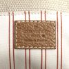Bolso de mano Louis Vuitton Trianon Neverfull en lona y cuero beige - Detail D3 thumbnail