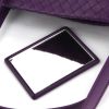Bottega Veneta handbag in purple braided leather - Detail D4 thumbnail