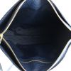 Bolso de mano Burberry en cuero azul - Detail D2 thumbnail