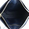 Burberry handbag in blue leather - Detail D2 thumbnail