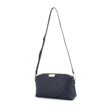 Burberry handbag in blue leather
