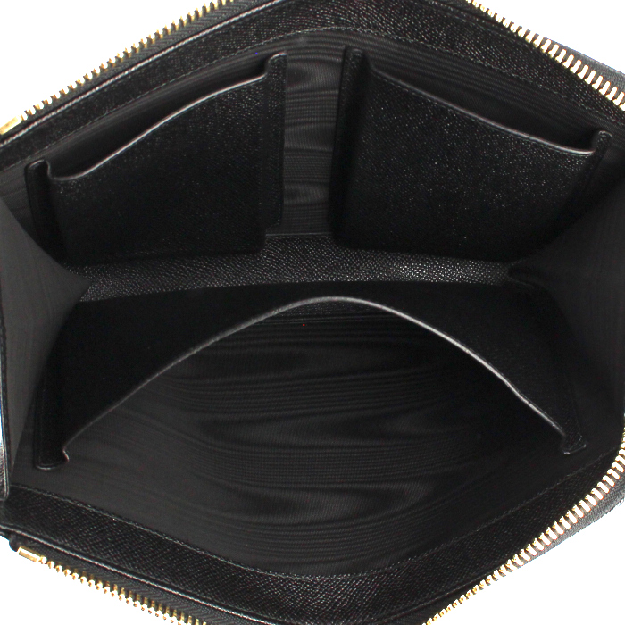 Dolce & Gabbana pouch in black leather - Detail D2