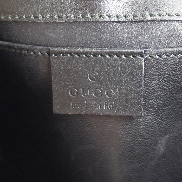 Borsa Gucci Vintage in pelle nera - Detail D3