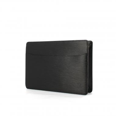 Louis Vuitton pouch in black epi leather