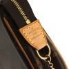 Bolsito de mano Louis Vuitton en lona Monogram y cuero natural - Detail D4 thumbnail