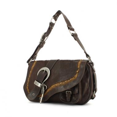 Borsa Saddle in pelle marrone