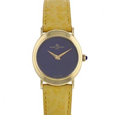 Baume 
Mercier watch in yellow gold Circa  1980