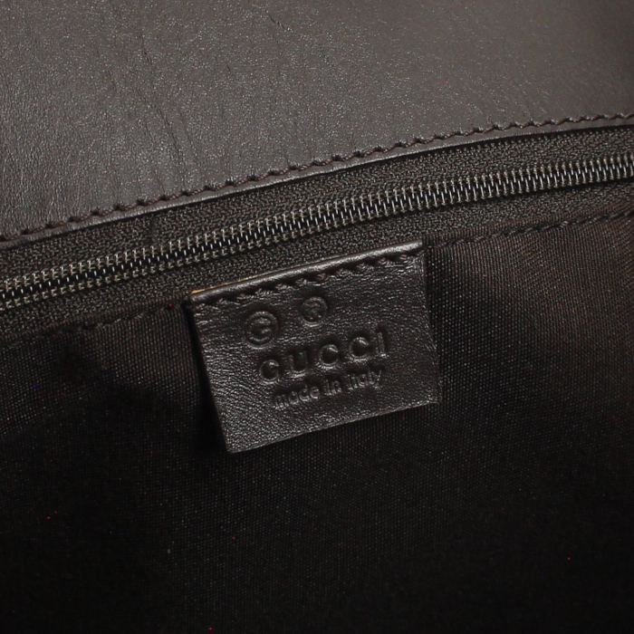 Shopping bag in tela monogram marrone - Detail D3