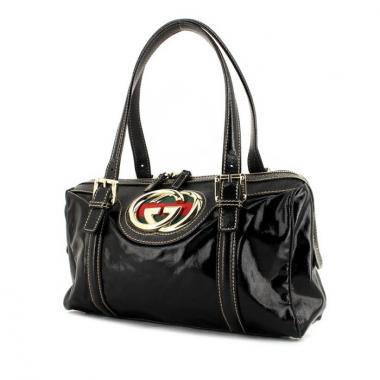 Sac à main Gucci en cuir noir