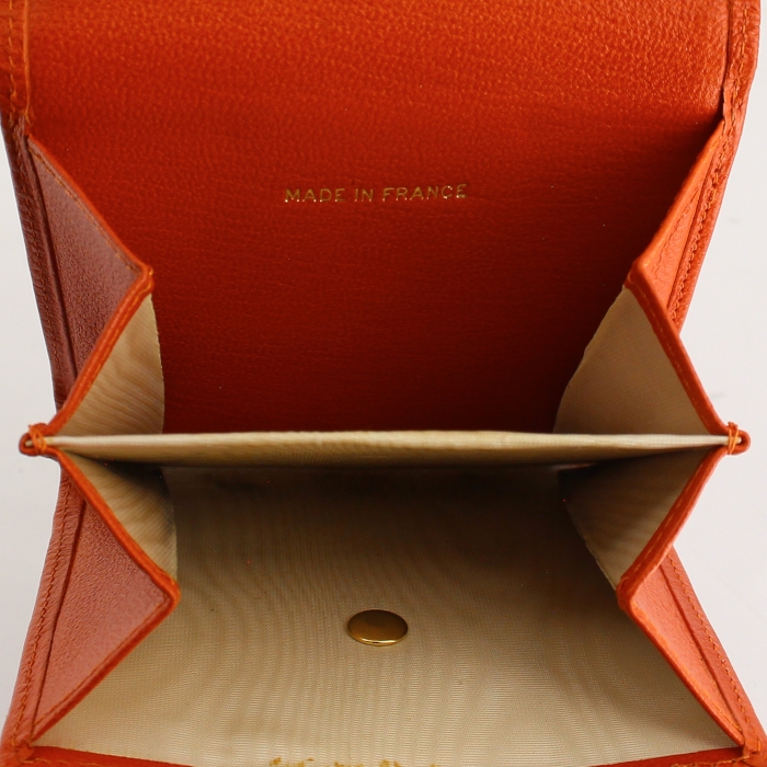 Borsellino in pelle arancione - Detail D3