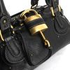 Chloé Paddington handbag in black leather - Detail D2 thumbnail