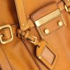 Prada handbag in gold leather - Detail D4 thumbnail