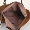 Prada handbag in brown leather - Detail D2 thumbnail