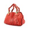 Chloé handbag in red leather - 00pp thumbnail