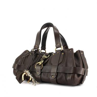 Borsa in pelle marrone