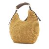 Borsa Mombasa in vimini e pelle marrone - 00pp thumbnail