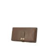 Hermes Béarn wallet in brown epsom leather - 00pp thumbnail