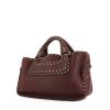Celine Boogie handbag in purple grained leather - 00pp thumbnail
