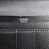Hermes Béarn wallet in black epsom leather - Detail D3 thumbnail