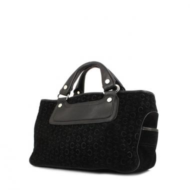 Borsa Boogie in camoscio monogram nero