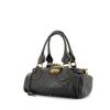 Chloé Paddington handbag in grey grained leather - 00pp thumbnail