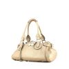 Chloé Paddington medium model handbag in golden brown grained leather - 00pp thumbnail