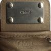 Bolso de mano Chloé Paddington modelo mediano en cuero granulado marrón dorado - Detail D4 thumbnail