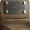 Chloé Paddington medium model handbag in golden brown grained leather - Detail D4 thumbnail