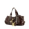 Chloé handbag in chocolate brown leather - 00pp thumbnail