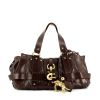 Chloé handbag in chocolate brown leather - 360 thumbnail