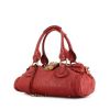 Chloé Paddington handbag in red grained leather - 00pp thumbnail