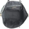 Yves Saint Laurent Easy handbag in black and gold suede - Detail D2 thumbnail