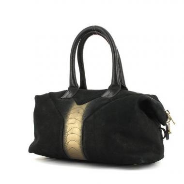 Saint Laurent - Authenticated Babylone Handbag - Leather Black Plain for Women, Very Good Condition