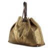 Shopping bag Saint Laurent in pelle marrone - Detail D2 thumbnail