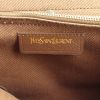 Yves Saint Laurent Muse Two small model handbag in brown leather and brown canvas - Detail D5 thumbnail