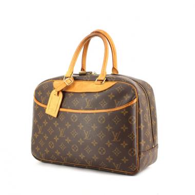Borsa Deauville in tela monogram e pelle naturale
