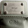 Bolso de mano Chloé Paddington en cuero granulado azul gris - Detail D4 thumbnail