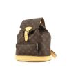 Sac à dos Louis Vuitton Montsouris Backpack en toile monogram et cuir naturel  - 00pp thumbnail