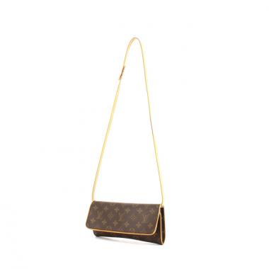 Borsa/pochette Louis Vuitton Twin in tela monogram e pelle naturale