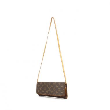 Borsa/pochette Louis Vuitton in tela monogram e pelle naturale