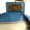 Bolso de mano Chloé Paddington en cuero granulado azul claro - Detail D3 thumbnail