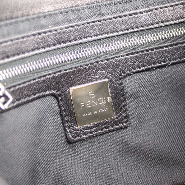 Borsa Baguette in pelle nera - Detail D3