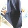 Hermes Silkin handbag in beige, brown and blue silk - Detail D3 thumbnail