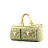 Louis Vuitton Neo Speedy handbag in green monogram denim canvas and natural leather - 00pp thumbnail