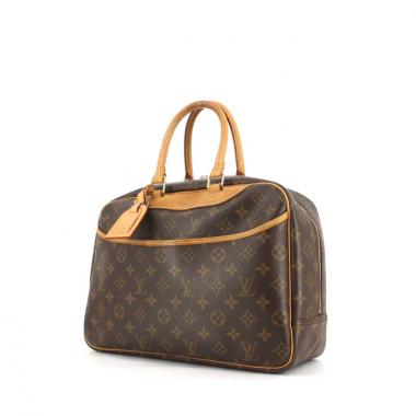 Borsa Deauville in tela monogram e pelle naturale