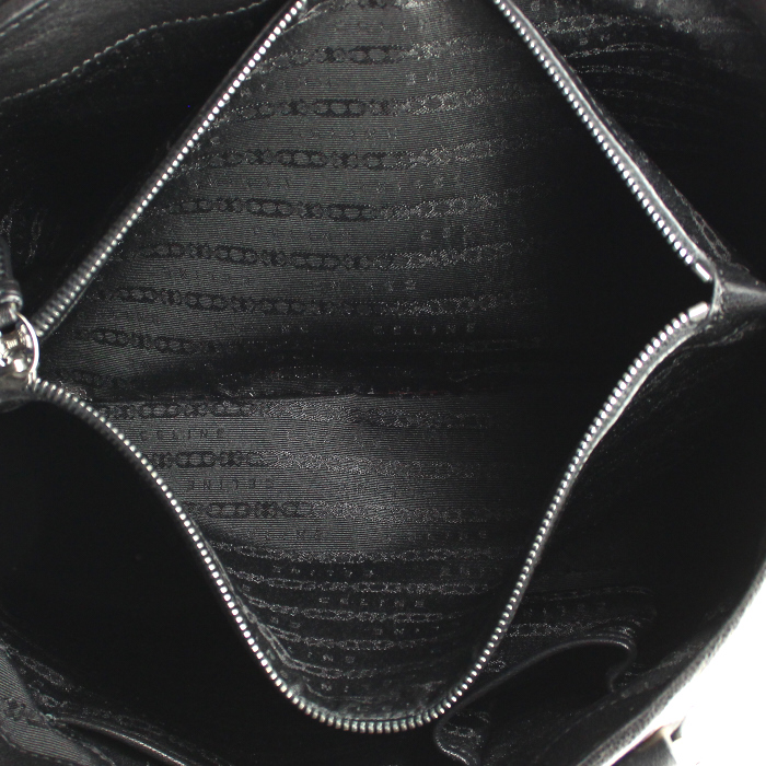 Borsa Boogie in puledro zebrato e pelle nera - Detail D4